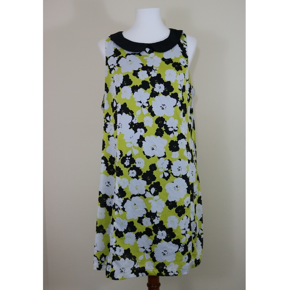 Kensie Floral Print Peter Pan Collar Dress